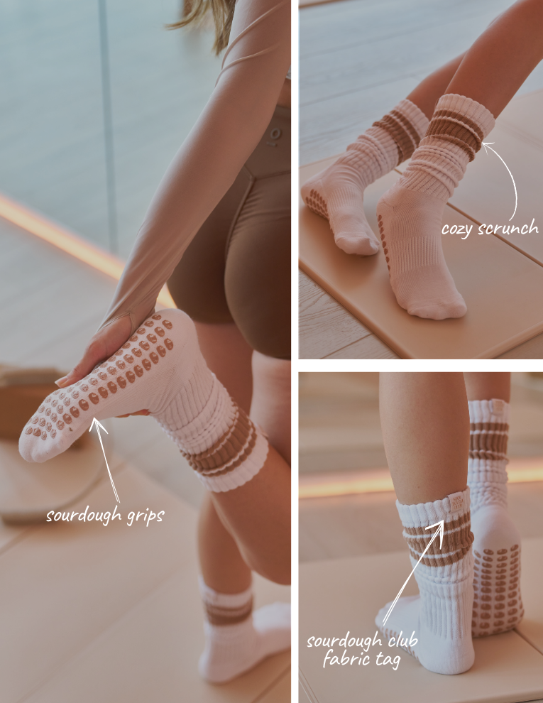 The Sourdough Club Scrunch Grip Sock