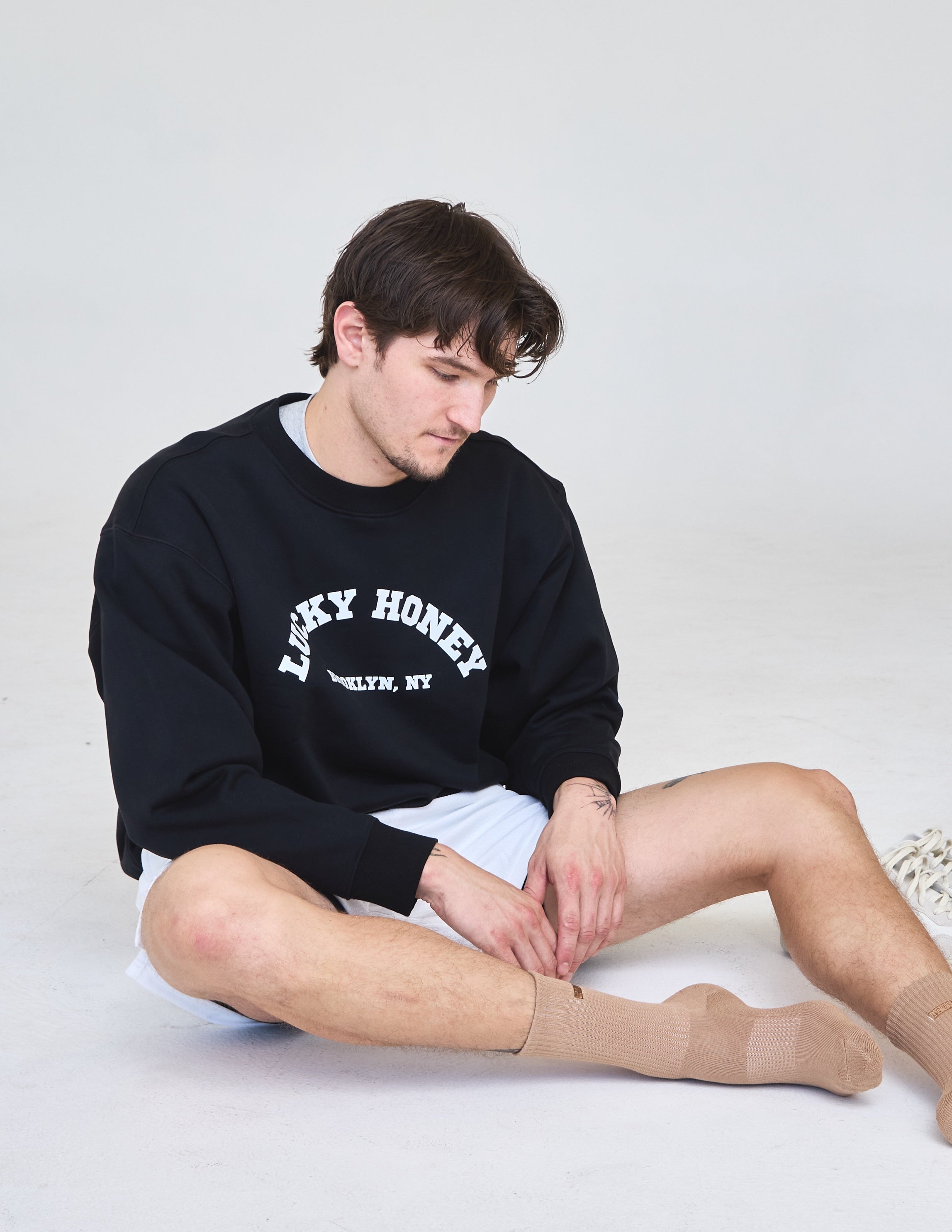 Le sweat-shirt à logo Lucky Honey pour homme