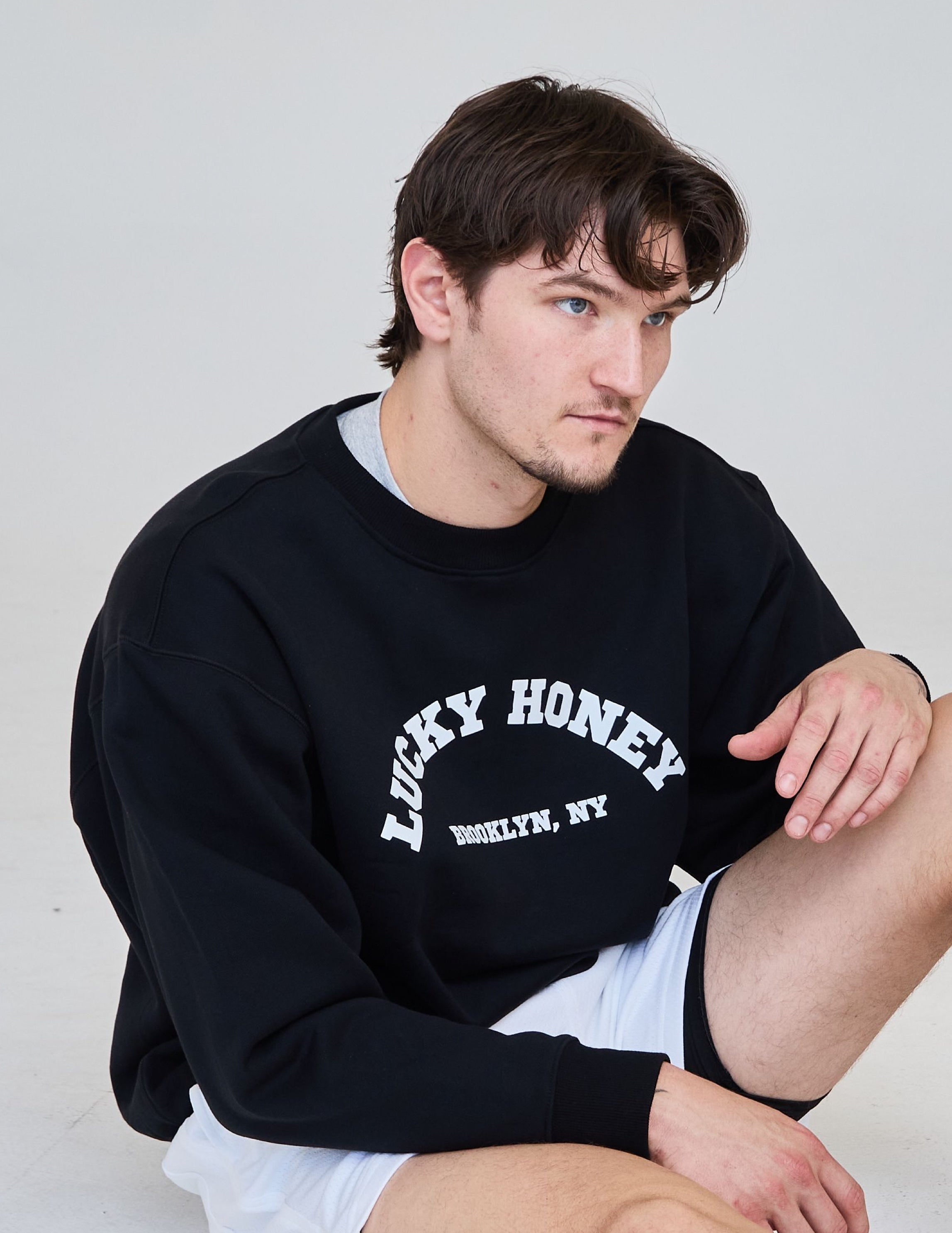 Le sweat-shirt à logo Lucky Honey pour homme