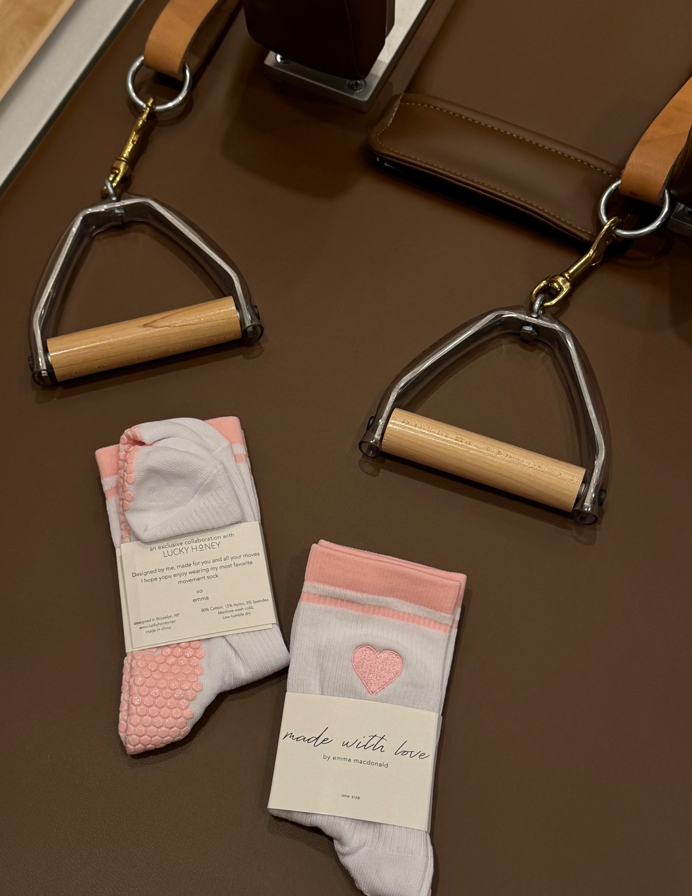 EMMA MACDONALD X LUCKY HONEY GRIP SOCK, Collab Lucky Honey Grip Socks