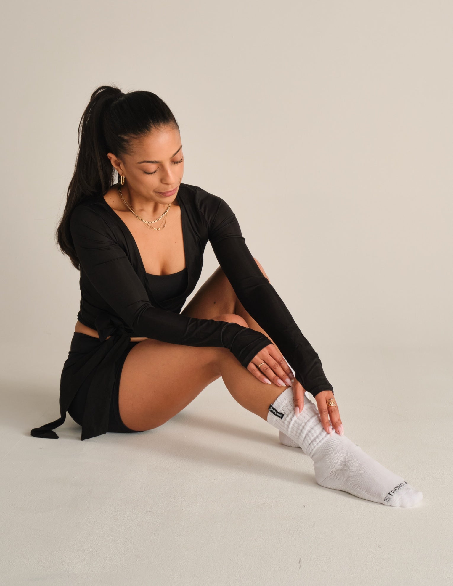 Scrunch Strong AF Grip Sock, Collab Lucky Honey Grip Socks