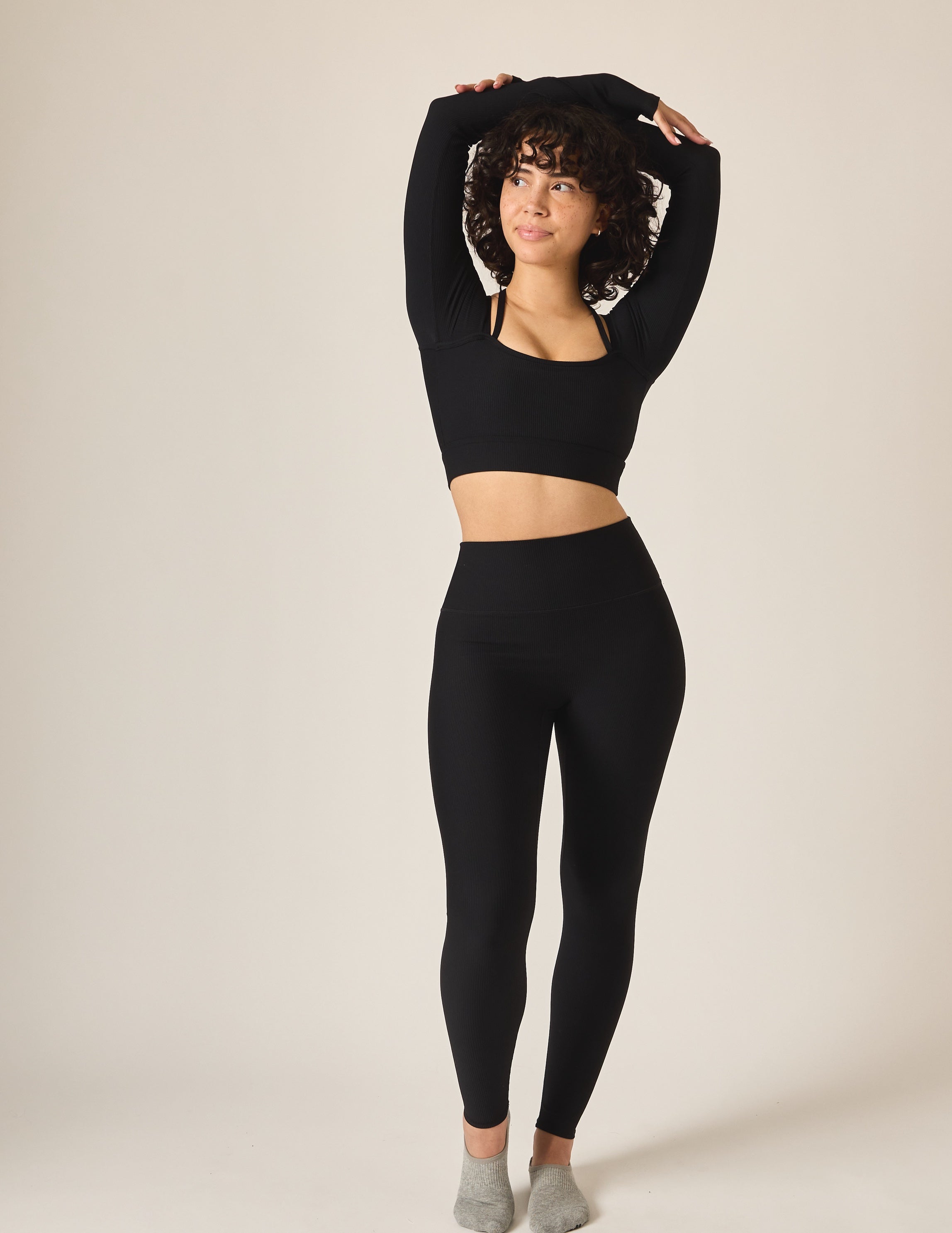 Ribbed Movement Set - Black