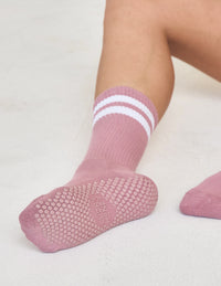 The Scrunchie Grip Sock Grey