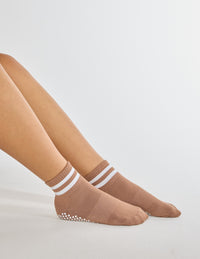 The Boyfriend Sock Mushroom and White