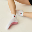 Cropped Crew Grip Socks