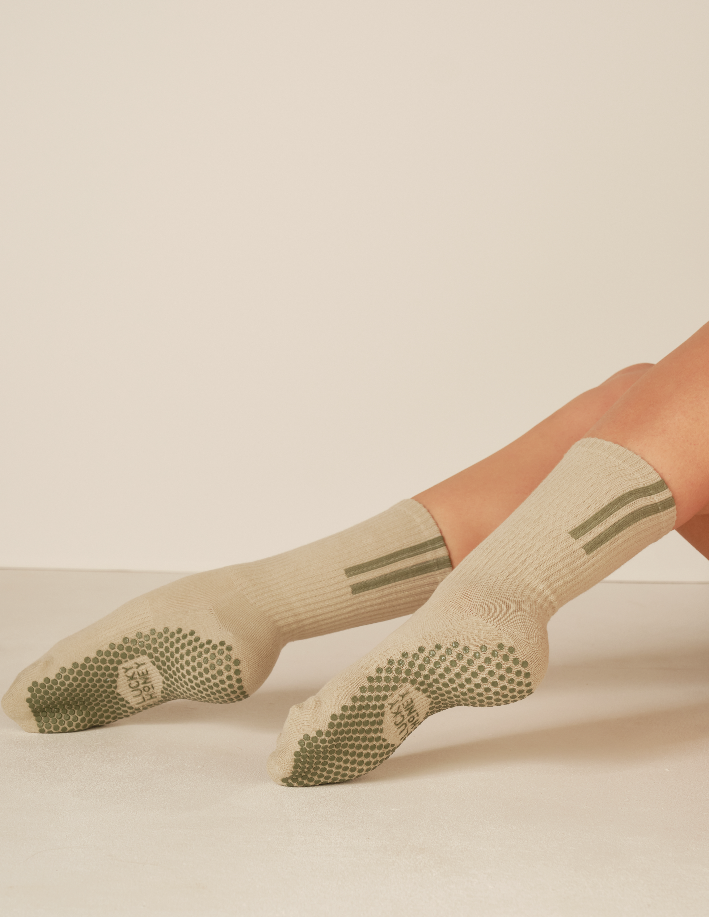 The Lucky Stripe Grip Sock