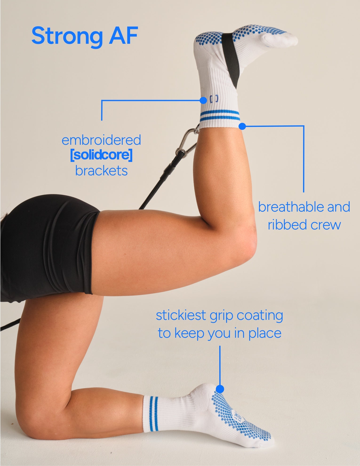 Crew Strong AF Grip Sock