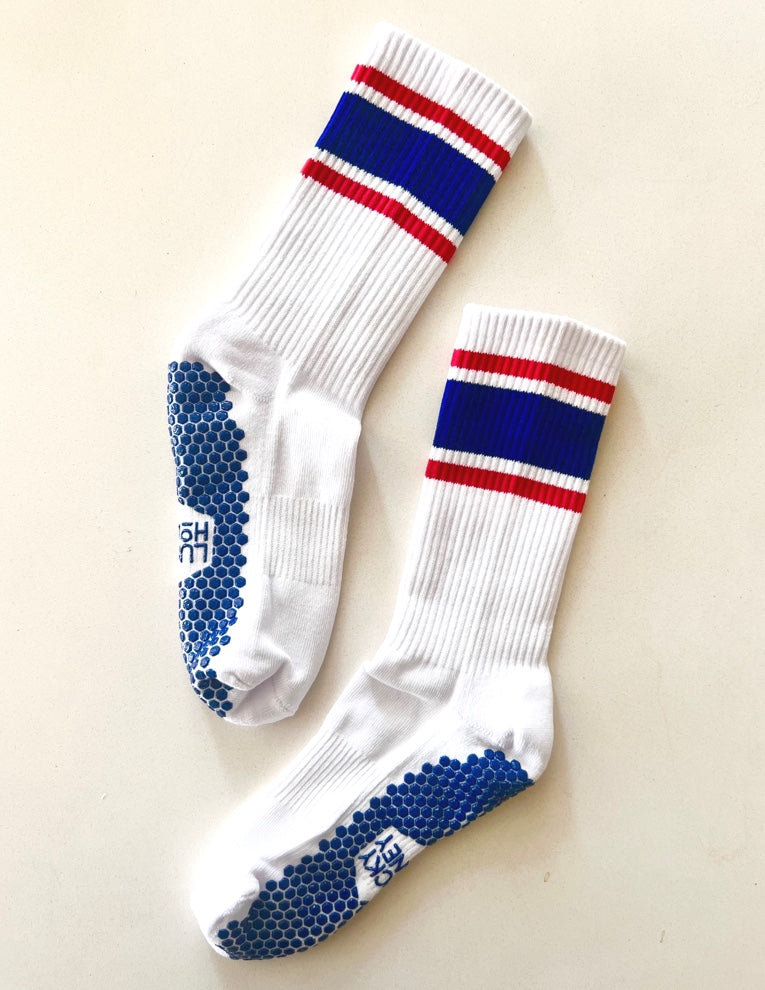 Let's Go USA Grip Socks