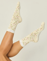Women's Floral Grip Socks