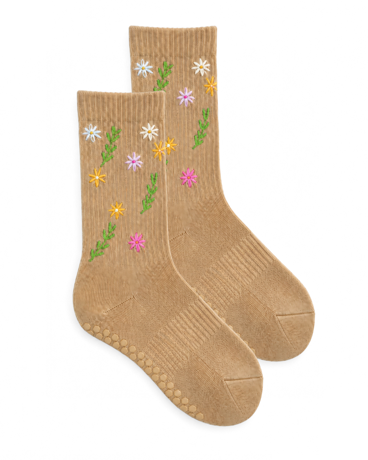 The Wild Flower Grip Sock