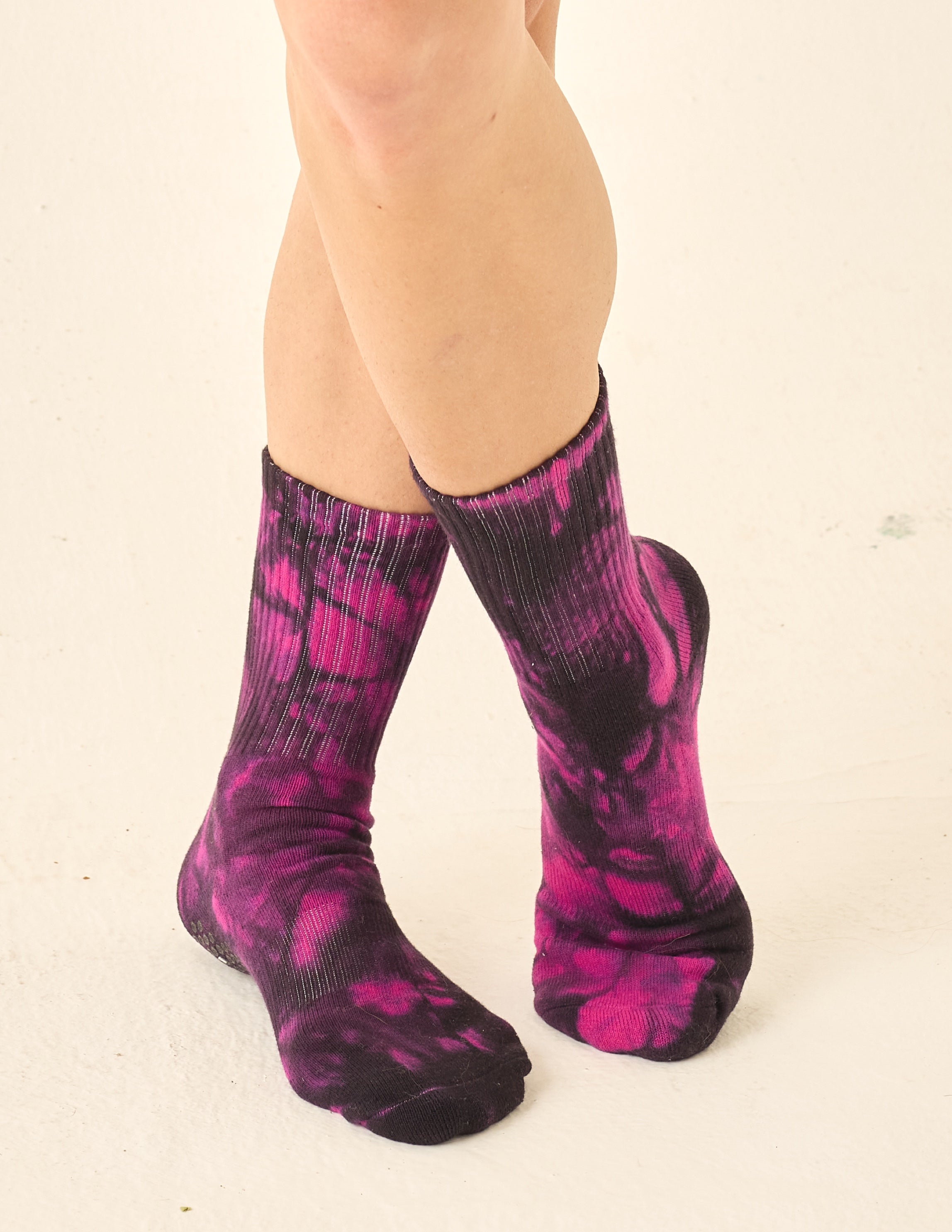 The Tie-Dye Sock Magenta