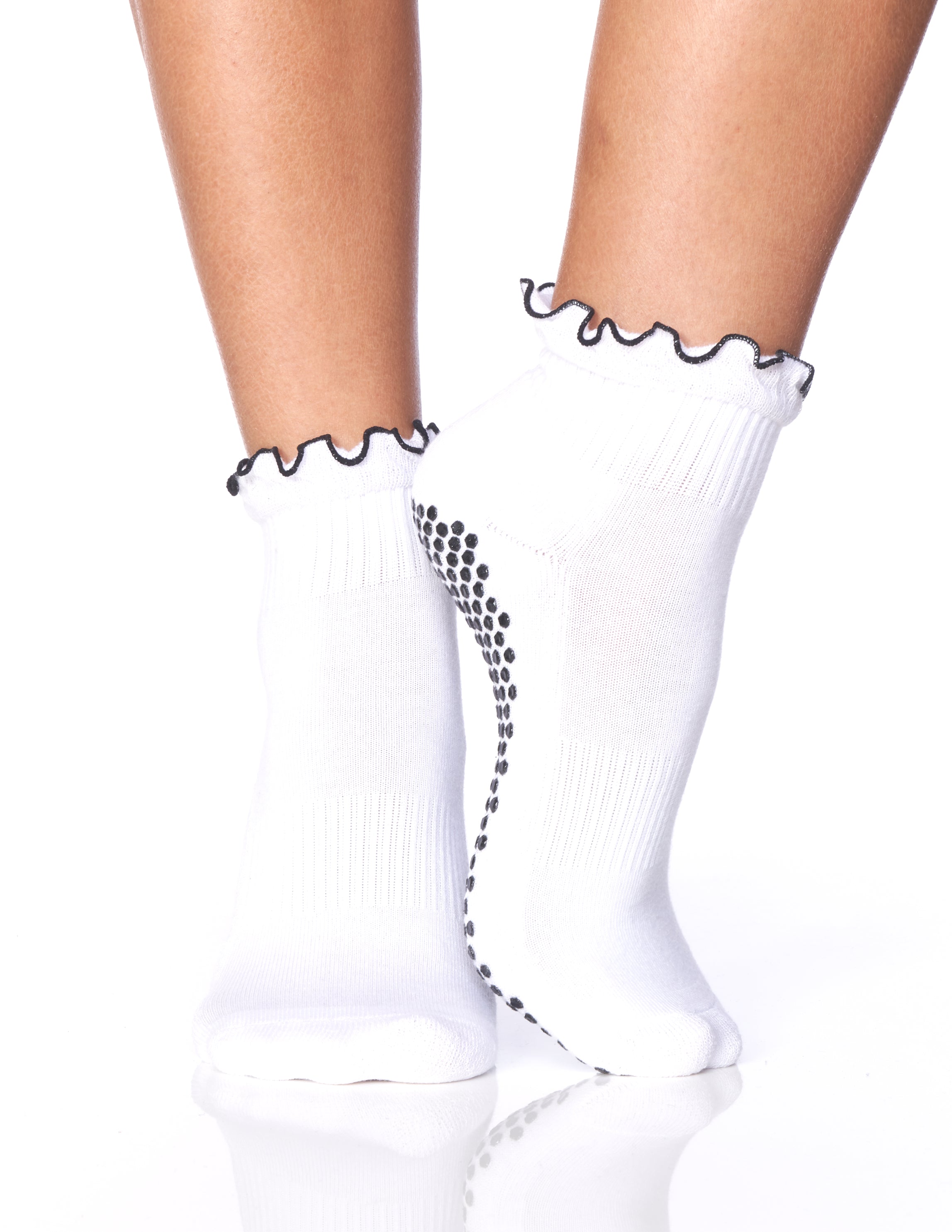 Ruffle Grip Socks
